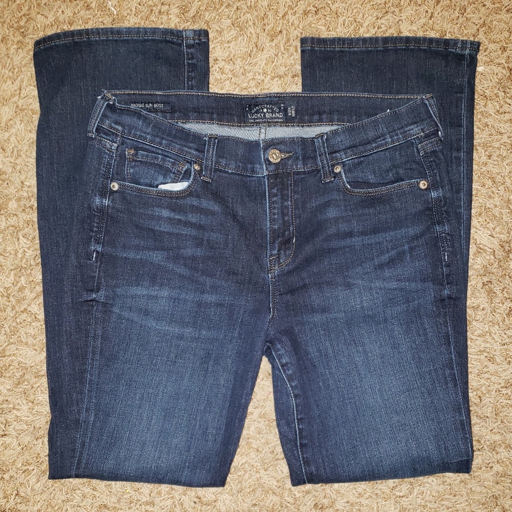 Lucky Brand Womens Brooke Slim Boot Jeans 8 Ankle